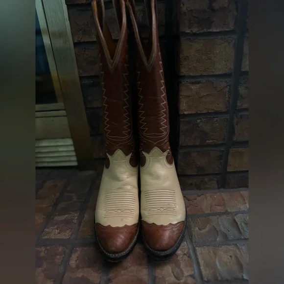 Vintage Tony Lama Wing tip boots - Picture 8 of 14